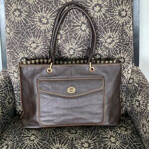 Bags, genuine leather, Bossco, like new.